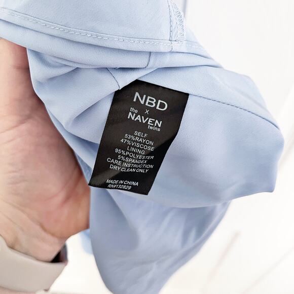 NBD x The Naven Twins No Secrets Fit & Flare Mini Dress - Picture 7 of 8